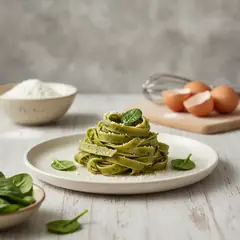 Pasta verde agli spinaci