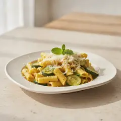 Pasta zucchine e zafferano
