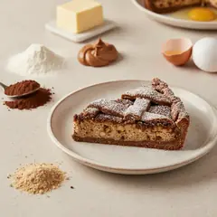 Pastiera alle nocciole e cacao