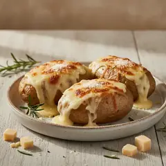 Patate ripiene ai formaggi