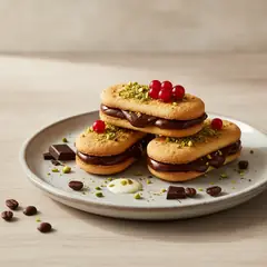 Pavesini sandwich al caffè e cioccolato senza forno