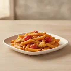 Penne ai carciofi e pomodoro
