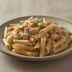 Penne al ragù bianco di coniglio