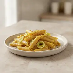 Pennette allo zafferano vegane