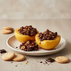 Pesche ripiene al forno