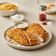 Petto di pollo ai corn flakes