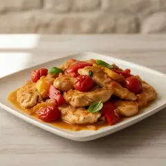 Petto di pollo ai peperoni