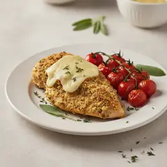 Petto di pollo al forno con scamorza