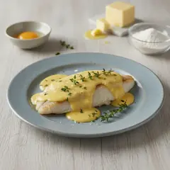 Platessa con salsa olandese