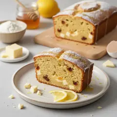 Plumcake al cioccolato bianco e limone