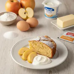 Plumcake allo yogurt e mele