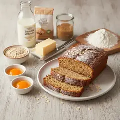 Plumcake integrale all'avena