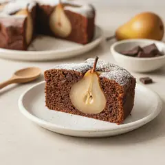 Plumcake pere e cioccolato