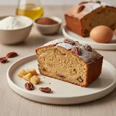 Plumcake senza glutine alle mele e noci pecan