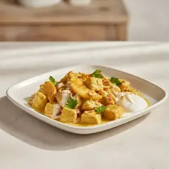 Pollo al curry con mele