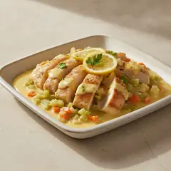 Pollo al limone cremoso