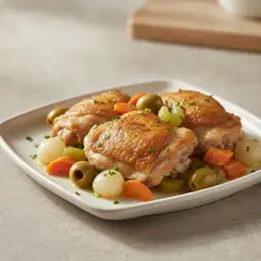 Pollo alla cacciatora in bianco