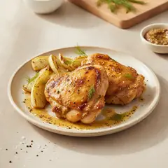 Pollo con senape e finocchi