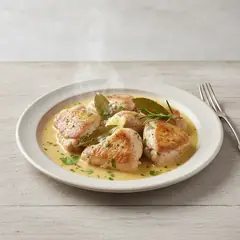 Pollo in fricassea