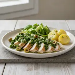 Pollo in salsa verde