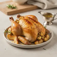 Pollo ripieno del ringraziamento