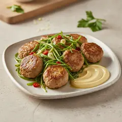 Polpette con agretti