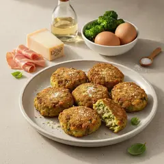 Polpette di broccoli fritte