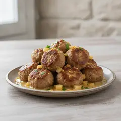 Polpette di carne e mele