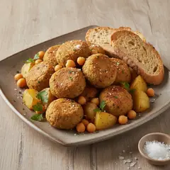 Polpette di ceci al forno