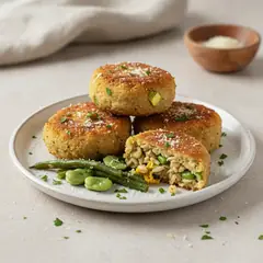 Polpette di farro ricotta e verdure