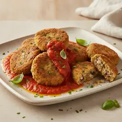 Polpette di melanzane e tonno