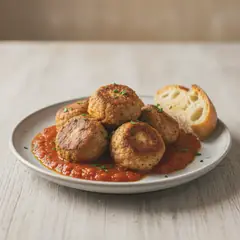 Polpette di merluzzo al sugo