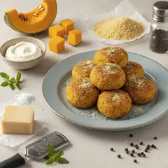 Polpette di zucca al forno