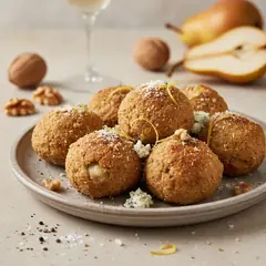 Polpette pere e Blu di capra