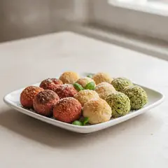 Polpette tricolore