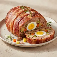 Polpettone con speck e patate