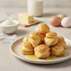 Profiteroles al limone