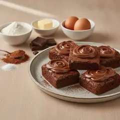 Quadrotti al cioccolato con Nutella®