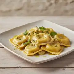 Ravioli ai carciofi al profumo di timo