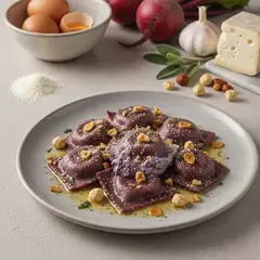 Ravioli alla barbabietola