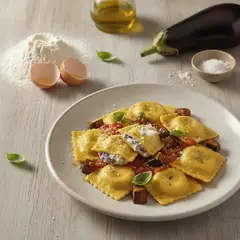 Ravioli alle melanzane