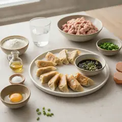 Ravioli di carne cinesi (jiaozi)