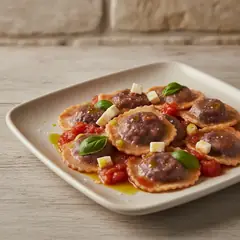 Ravioli ripieni di radicchio