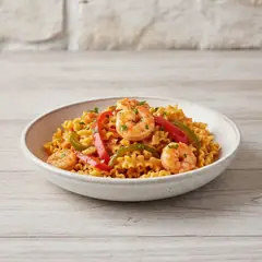 Reginette gamberi e peperoni
