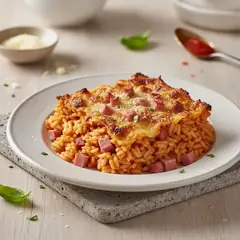 Riso rosso pasticciato