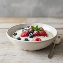 Risolatte con frutti rossi