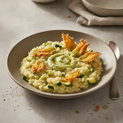 Risotto ai fiori di zucca