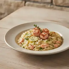 Risotto al salmone