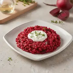 Risotto alla barbabietola