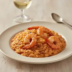 Risotto alla crema di scampi